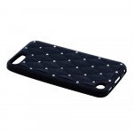 Wholesale iPod Touch 5 Diamond Silicon Skin Case (Black)